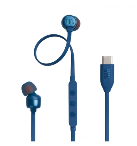 JBL Tune 310C USB Headset Wired In-ear Calls Music USB Type-C Blue