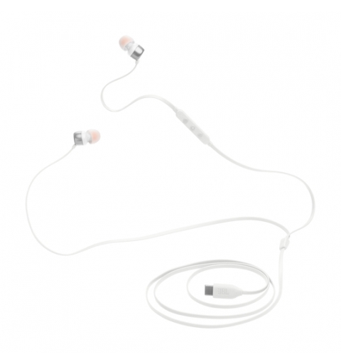JBL Tune 310C Auricolare Cablato In-ear Musica e Chiamate USB tipo-C Bianco