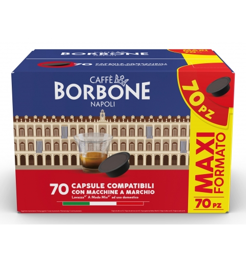 Caffè Borbone AMSNERADECISA70P bolsita y cápsula de café 70 pieza(s)