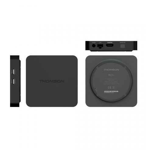 Thomson 240G Smart TV box Nero 4K Ultra HD 8 GB Wi-Fi Collegamento ethernet LAN
