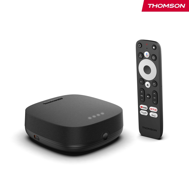 Thomson BOX PLUS 270G Smart TV box Grey 4K Ultra HD 32 GB Wi-Fi Ethernet LAN