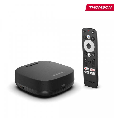 Thomson BOX PLUS 270G Smart TV box Grigio 4K Ultra HD 32 GB Wi-Fi Collegamento ethernet LAN