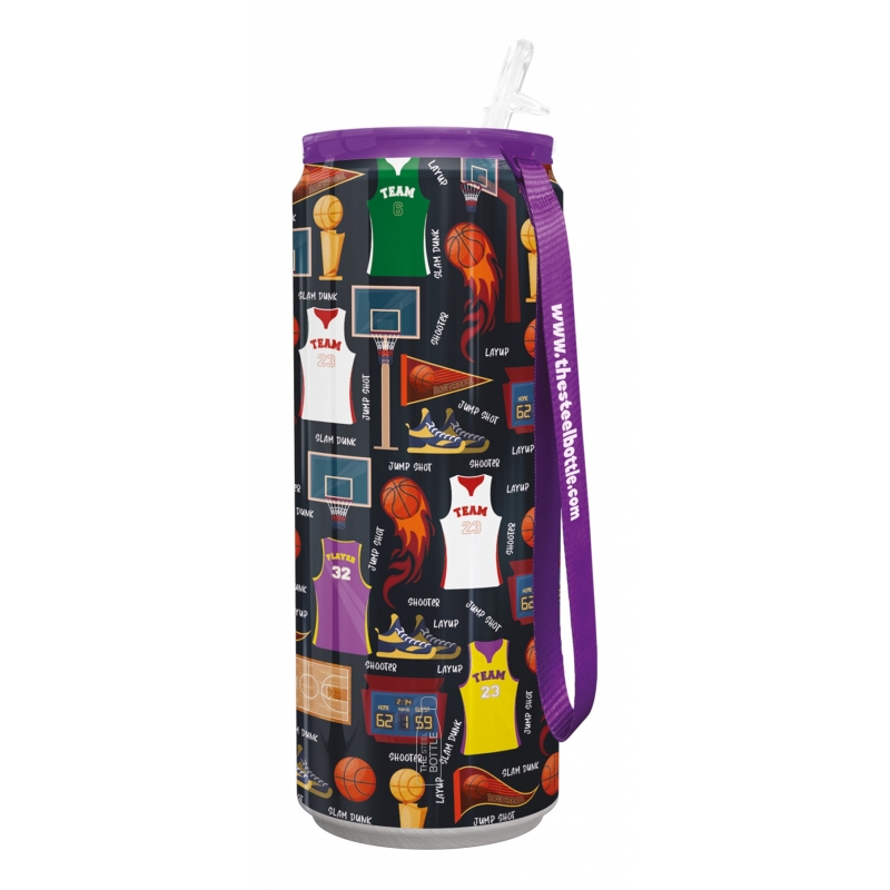 The Steel Bottle Basket 450 ml Edelstahl Mehrfarbig