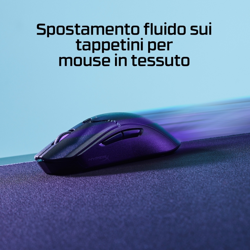 HyperX Pulsefire Haste 2 Core Wls – Gaming-Maus (Schwarz Schwarz)