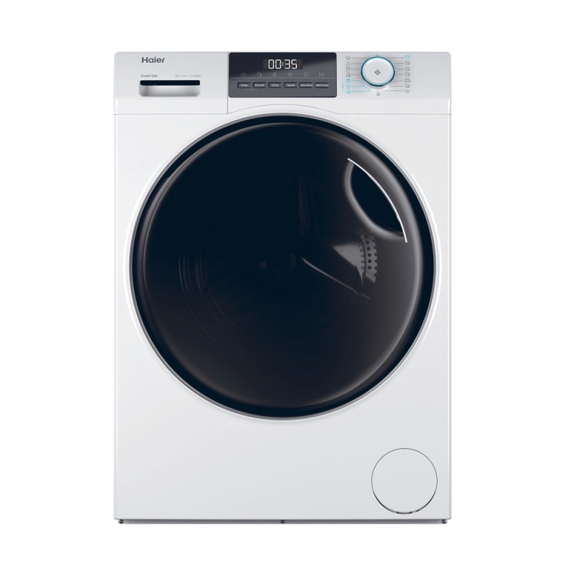 Haier HWD90-BP14929A Waschtrockner Freistehend Frontlader Weiß D