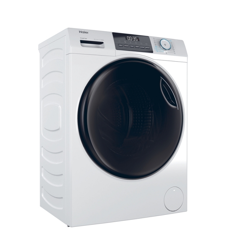 Haier HWD90-BP14929A Waschtrockner Freistehend Frontlader Weiß D