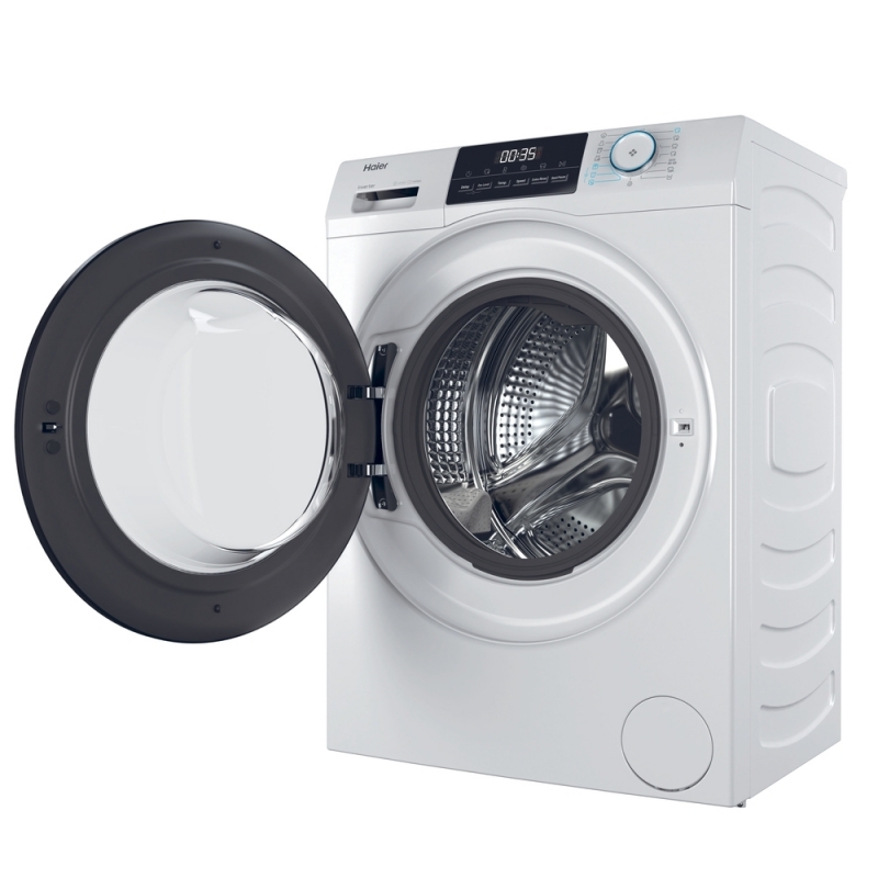 Haier HWD90-BP14929A Waschtrockner Freistehend Frontlader Weiß D