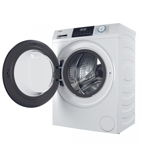Haier HWD90-BP14929A Waschtrockner Freistehend Frontlader Weiß D