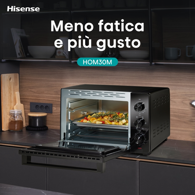Hisense HOM30M oven 30 L 1600 W Black