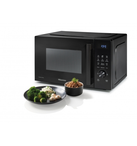 Hisense H23MOBSD1H forno a microonde Nero Solo microonde Superficie piana 23 L 800 W