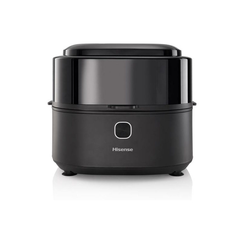 Hisense HAF1350DR friteuse Unique 6,7 L Autonome 1350 W Friteuse d’air chaud Noir