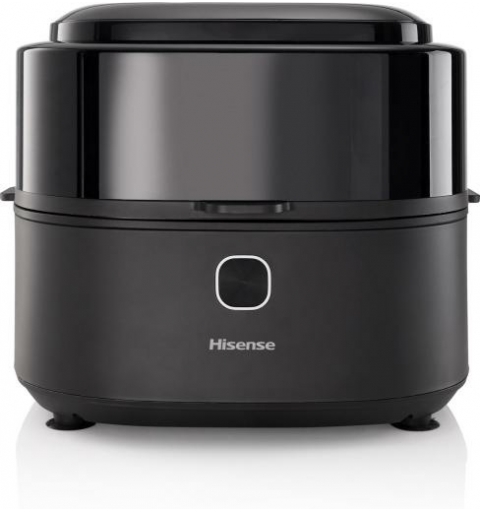 Hisense HAF1350DR friteuse Unique 6,7 L Autonome 1350 W Friteuse d’air chaud Noir