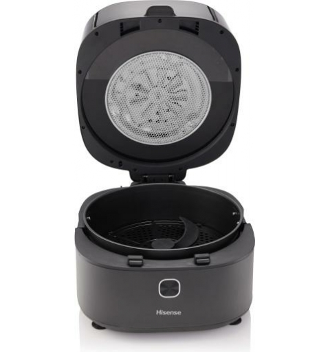 Hisense HAF1350DR friteuse Unique 6,7 L Autonome 1350 W Friteuse d’air chaud Noir