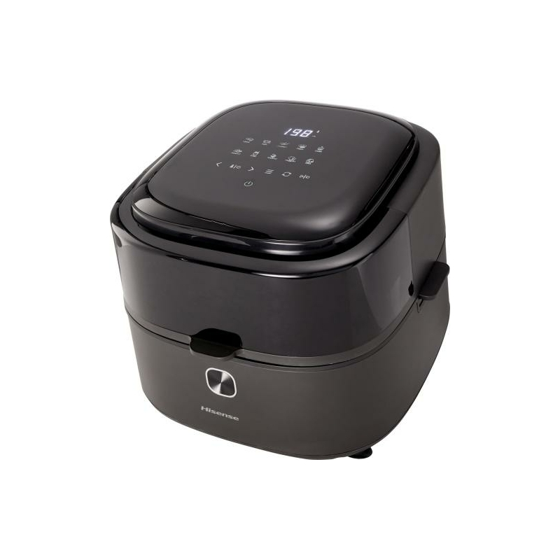Hisense HAF1350DR friggitrice Singolo 6,7 L Indipendente 1350 W Friggitrice ad aria calda Nero