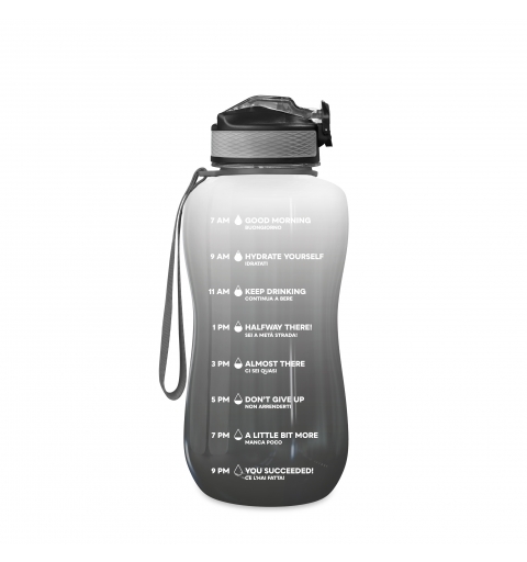 The Steel Bottle 8059304665387 Trinkflasche Tägliche Nutzung 2200 ml Tritan Schwarz, Weiß