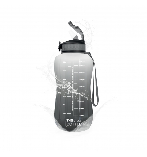 The Steel Bottle 8059304665387 Trinkflasche Tägliche Nutzung 2200 ml Tritan Schwarz, Weiß