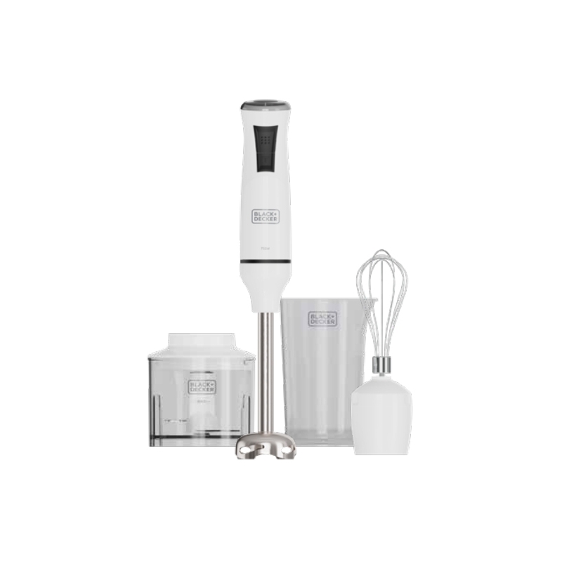 Black & Decker BXHBA750E Batidora de inmersión 750 W Blanco