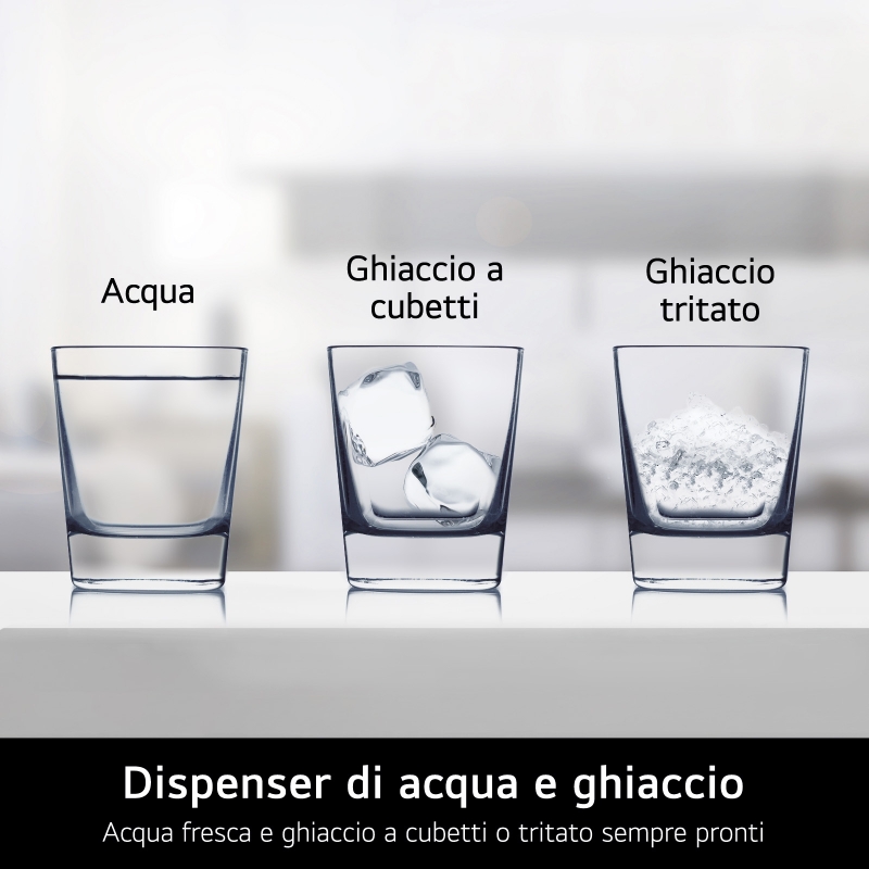 LG GSLC41PYPE Side-by-Side Kühlkombination Freistehend 641 l E Silber
