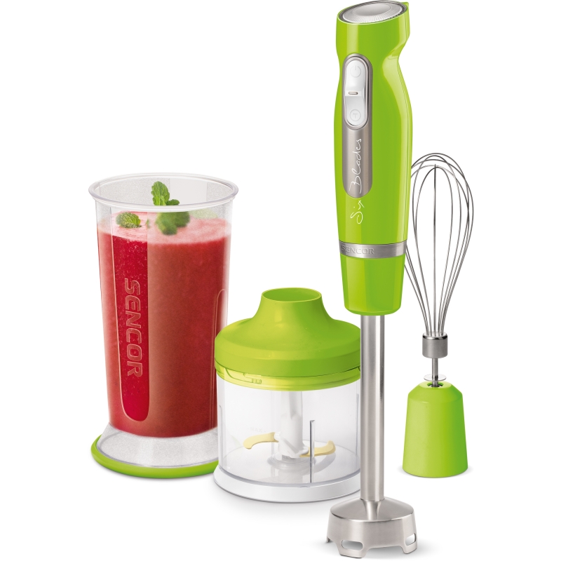 Sencor SHB 4461GR-EUE3 blender 0,7 L Mélangeur par immersion 1000 W Vert, Acier inoxydable