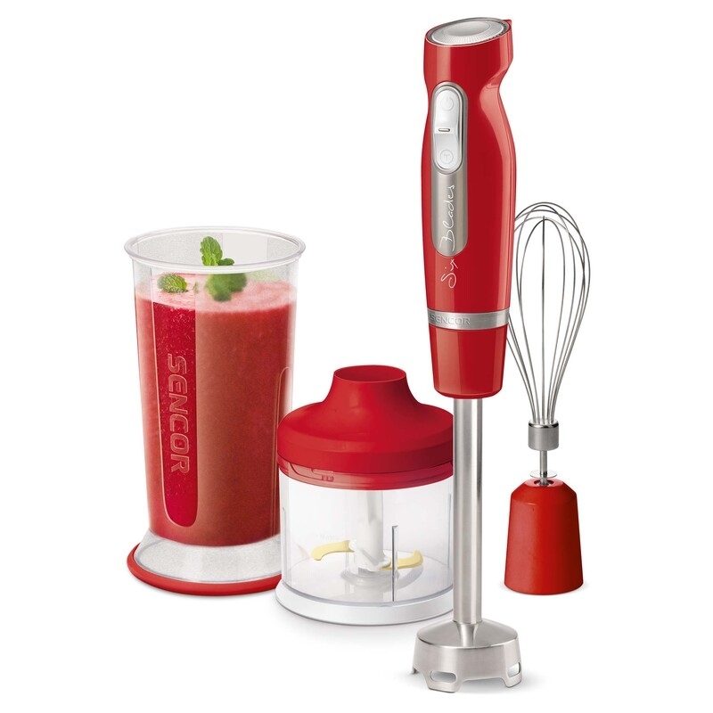 Sencor SHB 4464RD-EUE3 Mélangeur par immersion 1000 W Rouge