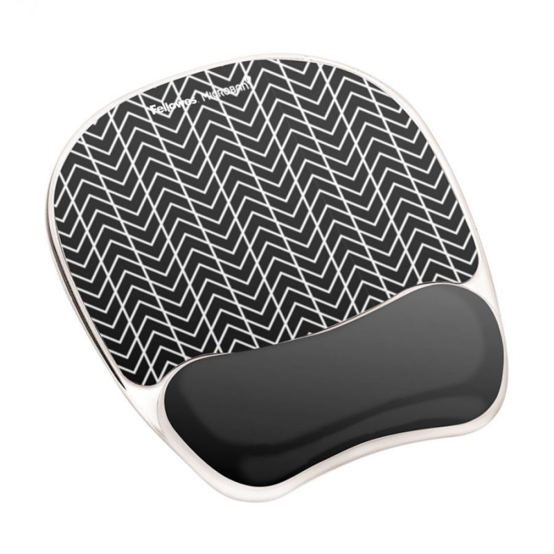 Fellowes Mouse Mat Wrist Support - Photo Gel Mouse Pad with Non Slip Rubber Base & Antibacterial Protection - Ergonomic Mouse