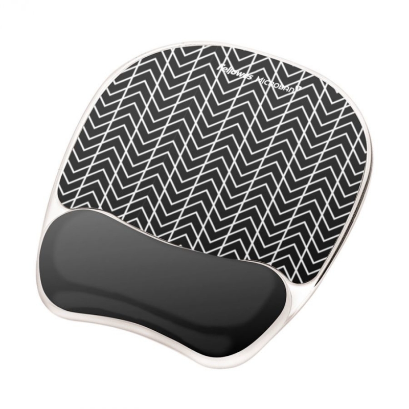 Fellowes Mouse Mat Wrist Support - Photo Gel Mouse Pad with Non Slip Rubber Base & Antibacterial Protection - Ergonomic Mouse