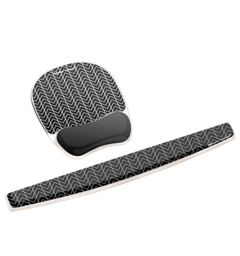 Fellowes Mouse Mat Wrist Support - Photo Gel Mouse Pad with Non Slip Rubber Base & Antibacterial Protection - Ergonomic Mouse