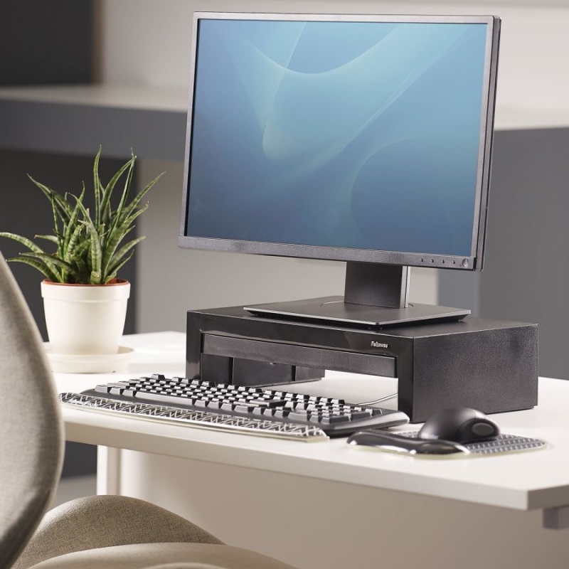 Fellowes Mouse Mat Wrist Support - Photo Gel Mouse Pad with Non Slip Rubber Base & Antibacterial Protection - Ergonomic Mouse