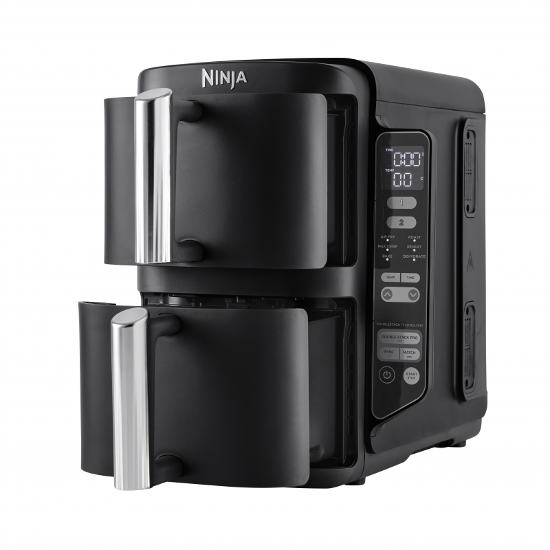 Ninja SL300EU friggitrice Doppia 7,6 L Indipendente 2470 W Friggitrice a basso contenuto di grassi Nero