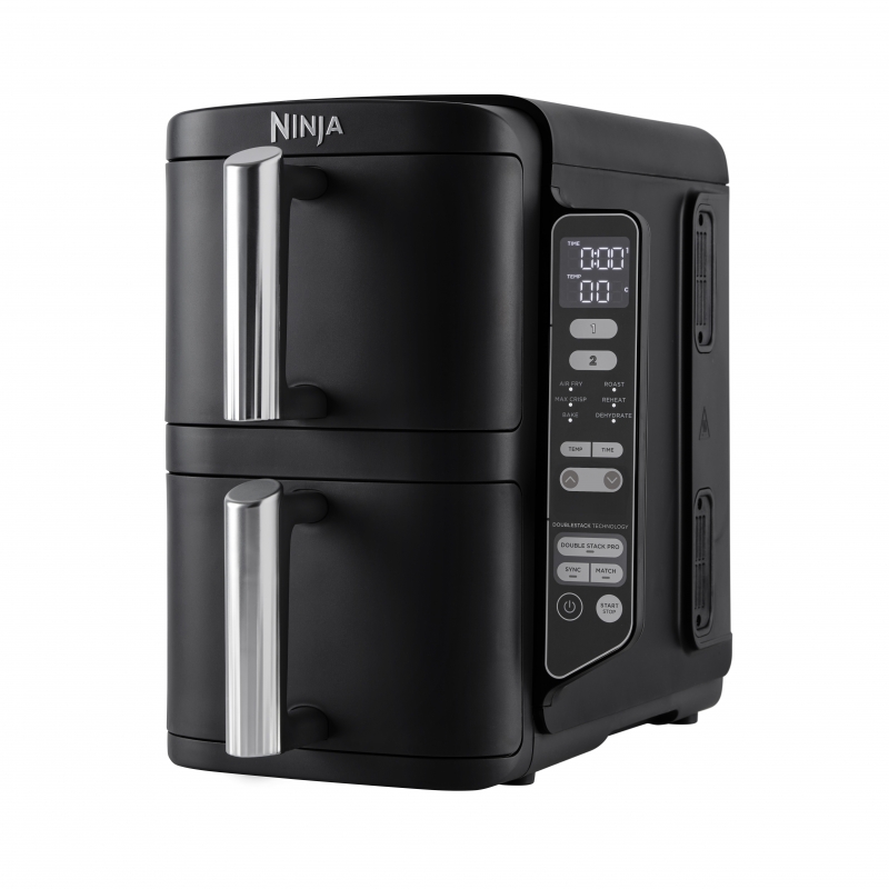 Ninja SL300EU friggitrice Doppia 7,6 L Indipendente 2470 W Friggitrice a basso contenuto di grassi Nero