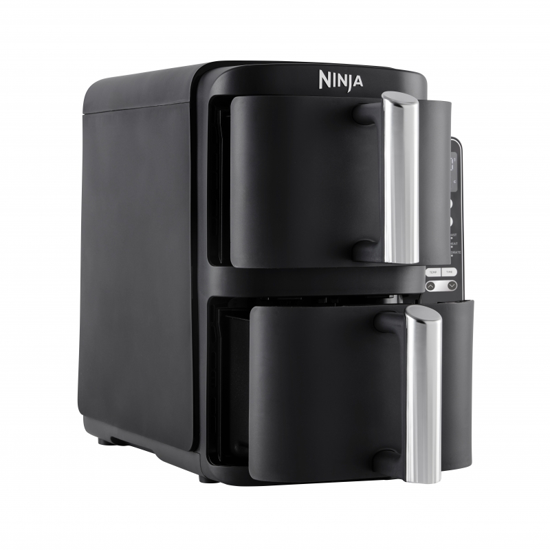 Ninja SL300EU fryer Double 7.6 L Stand-alone 2470 W Low fat fryer Black