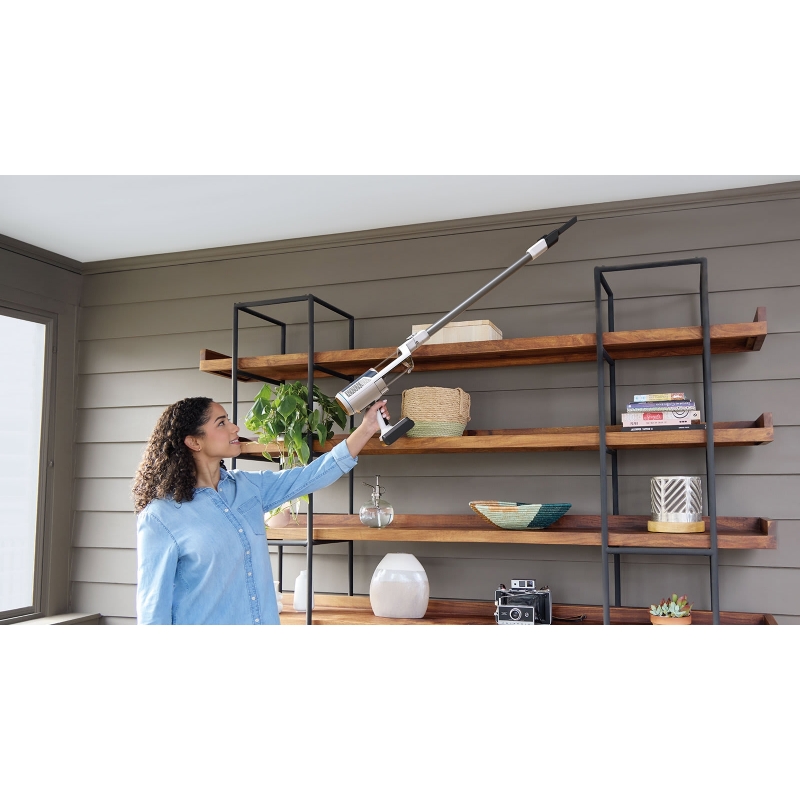 Sharkclean BU3521EU Stabstaubsauger Elektrischer Besen 2-in-1-Stabstaubsauger Akku Trocken Beutellos 21,6 W Blau, Weiß