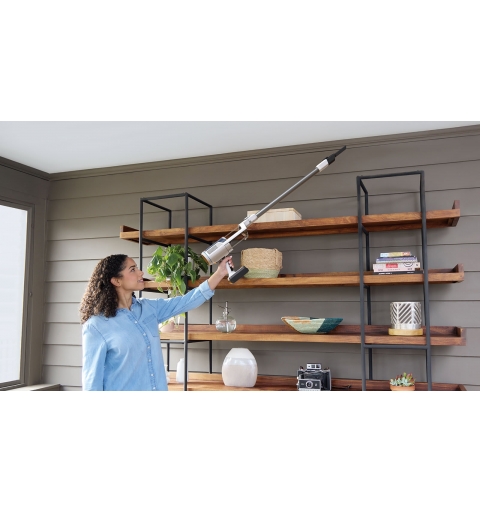 Sharkclean BU3521EU Stabstaubsauger Elektrischer Besen 2-in-1-Stabstaubsauger Akku Trocken Beutellos 21,6 W Blau, Weiß