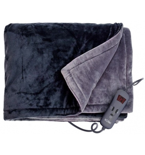 Solac CT8608 Coperta elettrica 150 W Grigio, Nero