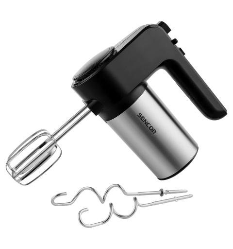 Sencor SHM 5207SS batidora Batidora de mano 400 W Negro, Acero inoxidable