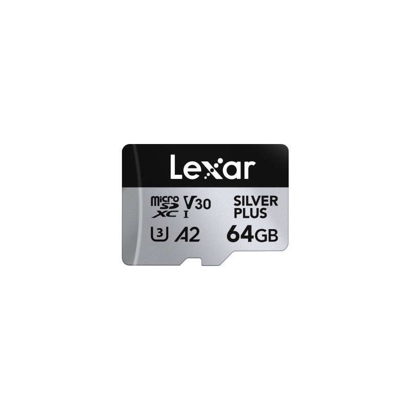 Lexar Professional SILVER PLUS 64 Go MicroSDXC UHS-I Classe 3