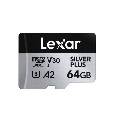 Lexar Professional SILVER PLUS 64 GB MicroSDXC UHS-I Class 3