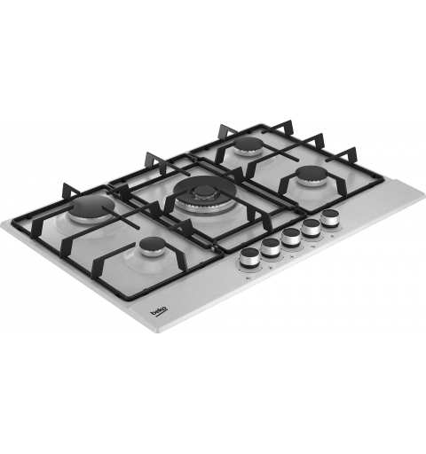Beko HIAW75223SXE Edelstahl Integriert 75 cm Gaskochfeld 5 Zone(n)