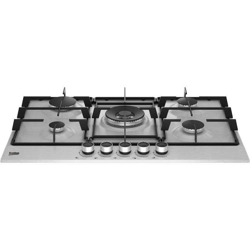 Beko HIAW75223SXE Edelstahl Integriert 75 cm Gaskochfeld 5 Zone(n)