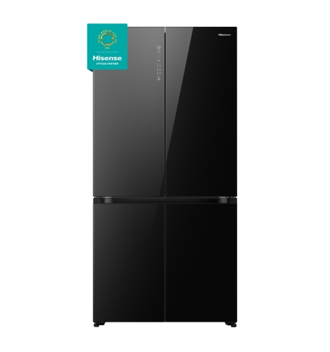 Hisense RQ768N4GBE Side-by-Side Kühlkombination Freistehend 591 l E Schwarz