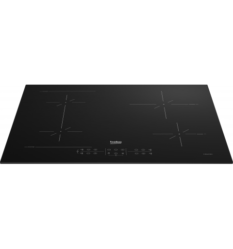 Beko HII64200SFMT Black Built-in 59 cm Zone induction hob 4 zone(s)