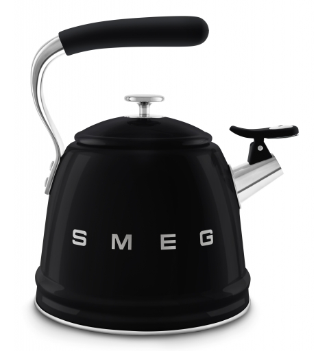 Smeg WKF01BL bouilloire 2,3 L Noir, Acier inoxydable