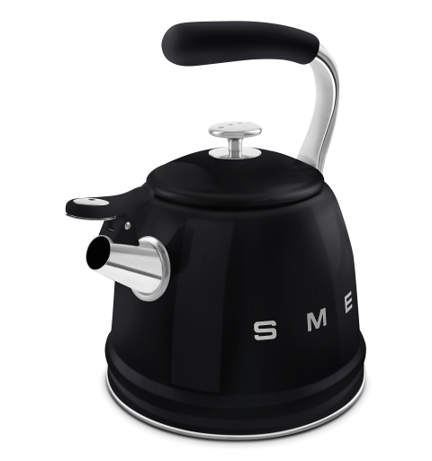 Smeg WKF01BL bouilloire 2,3 L Noir, Acier inoxydable