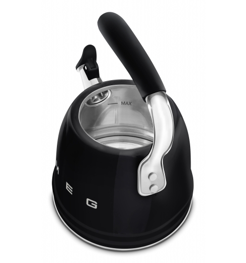 Smeg WKF01BL bouilloire 2,3 L Noir, Acier inoxydable