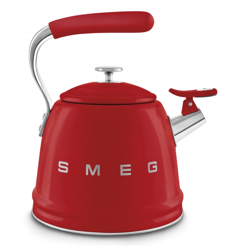 Smeg WKF01RD bouilloire 2,3 L Rouge, Acier inoxydable