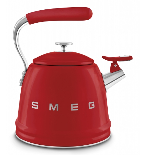 Smeg Bollitore con fischio 50's Style - Rosso LUCIDO - WKF01RD