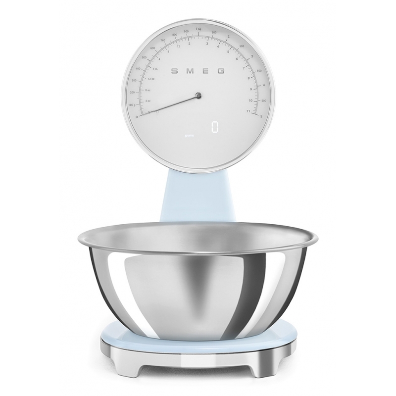 Smeg Bilancia da cucina 50's Style - Azzurro LUCIDO - KSF01PBWW