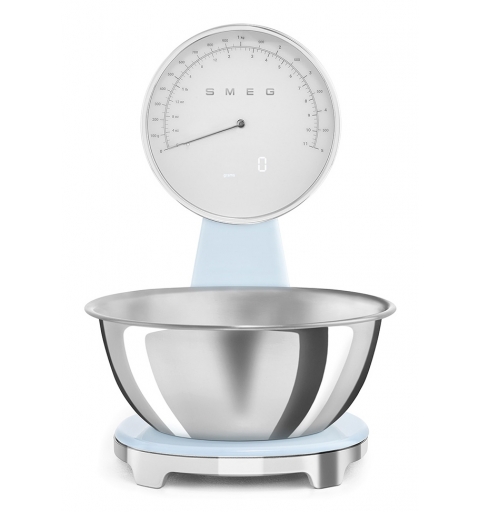 Smeg Bilancia da cucina 50's Style - Azzurro LUCIDO - KSF01PBWW