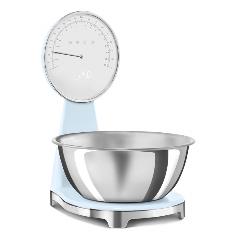 Smeg Bilancia da cucina 50's Style - Azzurro LUCIDO - KSF01PBWW