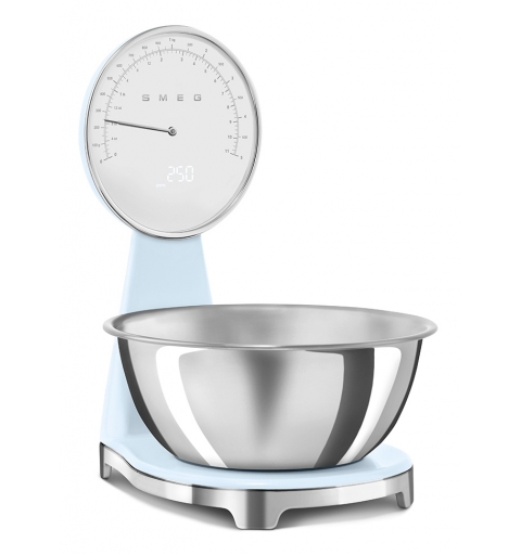 Smeg Bilancia da cucina 50's Style - Azzurro LUCIDO - KSF01PBWW